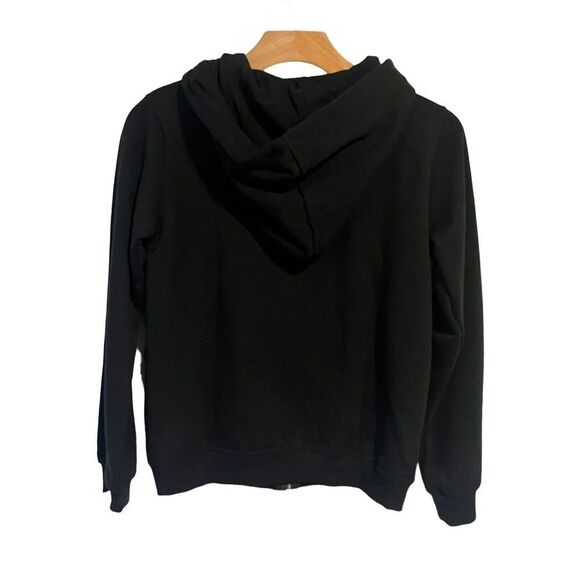 Leveret  Hoodie Jacket Full Zip Girls Youth Size 12 Years Black Pocketed NEW - Picture 8 of 8